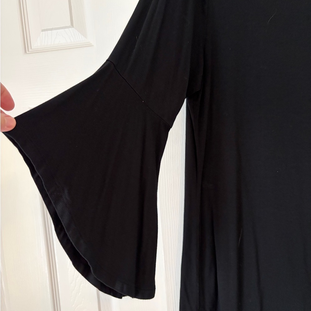 INC International Concepts Black Women's Blouse/tunic size XL - Picture 2 of 3